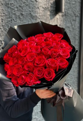 35 Red Equator Rose Love Bouquet